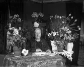 Födelsedagsfoto i hemmet::