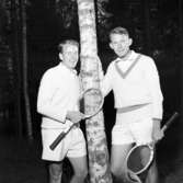Tennis i Vaggeryd den 6 augusti 1957.