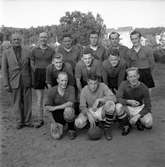 Korplag i fotboll, hantv, år 1955.