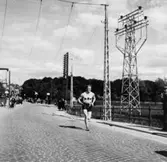 Stafett Mölndal runt. MSK ökar på ledningen vid 3:dje sträckan. Frölundagatan i Mölndal