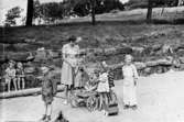 Bosgårdens barnträdgård. 1938-1945. Mamman till barnen var 