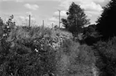 Gångväg mellan Norra och Södra Hällesåkersvägen, 1991.