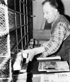 Lantbrevbärare Ruben Carlsson 