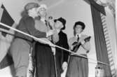 Underhållning vid August Werners Luciafest 1949.