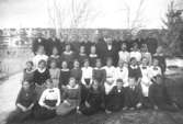 Skolbarn vid Kyrkskolan, 1910-tal