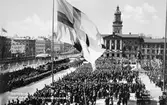 Från öppnandet av jubileumsutställningen i Göteborg, maj 1923.