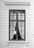 Ett fönster. Gunnebo slott 1930-tal.