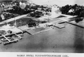 Flyghamnen på Ängö i Kalmar, 1926.