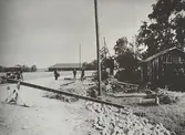 Kålleredsvägen vid smedens bostad Kärrabro, 1932