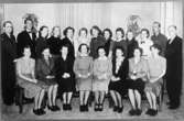 Postverkets första fältpostkurs för kvinnlig personal april 1948.