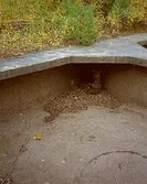 Byggnadsdokumentation inför rivning av vattenverk/reningsverk på Pixbovägen 34, Kikås 1:219 vid Södra Långvattnet i Grevedämmet, oktober 1994.