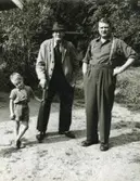 Foto ur album som tillhört Edit Melin med bildtext:
