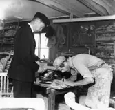 Lantbrevbärare Knut Svensson, Växjö, 1953.