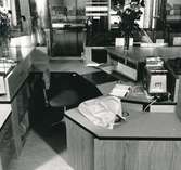 Interiören vid Postkontoret i Lycksele, 1967.