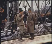 Till höger: Kommendör Edward Clason
Till vänster: Arkeolog Per Lundström