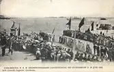 Carlskrona. H. K. H. Kronprinsessans landstigning vid Kungsbron D. 27 juni 1903.
Erik Lenmnells Pappersh. Carlskrona.