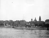 Manligheten och Danska fartyget Ingolf i Rouen 1938