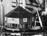 Modell av borr och sliphus från år 1782 konstruerat av mekanius Jonas Lidströmer