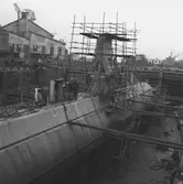 Ubåten Gripen i docka