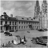 Skara telegrafstation
Exteriör med domkyrkan i bakgrunden och Stortorget i förgrunden