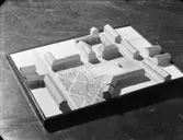 Modell av Gislaveds hotell med tillbyggnad