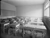 Skolmöbler
Skolbänkar och stolar i en skolsal