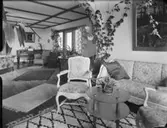 Villa Ulfhaga med familjen Sandström, Velamsund
Interiör