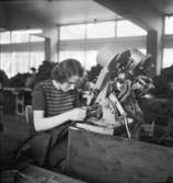 Slitmans fabrik
Olika arbetsmoment med personal
Interiör