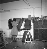 Slitmans fabrik
Olika arbetsmoment med personal
Interiör