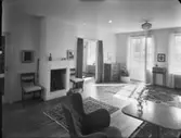 Villa, Lidingö
Vardagsrum med öppen spis
Interiör