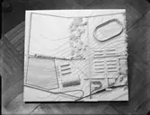 Modell av utställningsområde