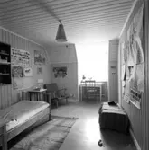 villa Ahlgren
Interiör av barnkammare med barnteckningar på väggarna