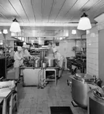 Bäckahästen
Interiör av storkök med kockar.