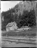 Skolresan till Kinnekulle och Läckö: Vid Lilleskog.