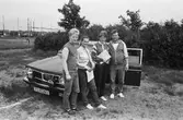 Åby camping i Mölndal tar emot sina första campare, år 1984.

För mer information om bilden se under tilläggsinformation.