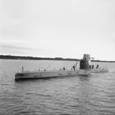 Ubåten Valen provtur