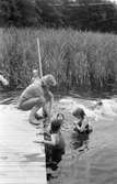 Simskola vid Tulebosjön i Kållered, år 1984. 