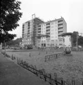 Nybyggda hyreshus på Tureborg 1960
