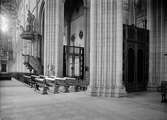 Interiör i Uppsala domkyrka, Uppsala 1935