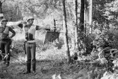 Jakt SM i bågskytte i Lindome, år 1984.

Fotografi taget av Harry Moum, HUM, Mölndals-Posten, år 1984.