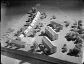 Modell. bostadsområde