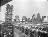 Tagning vid bygge på Lästmakaregatan den 9.12 och 12.1