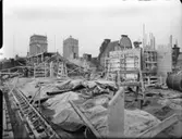 Taklagsfest på bygge