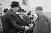 Kung Gustaf Vl Adolf på Eriksgata i Bohuslän i maj 1955
