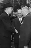 Kung Gustaf Vl Adolf på Eriksgata i Bohuslän i maj 1955