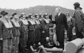 Kung Gustaf Vl Adolf på Eriksgata i Bohuslän i maj 1955