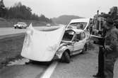 Bilolycka vid Sandsjöbacka, år 1984.

För mer information om bilden se under tilläggsinformation.