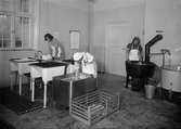 Kvinnor i tvättstuga, sannolikt Uppsala, december 1939