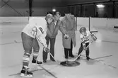 Invigning av Kållereds ishall, år 1984. 