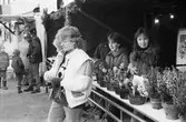 Julmarknad i Hällesåker, år 1984. 